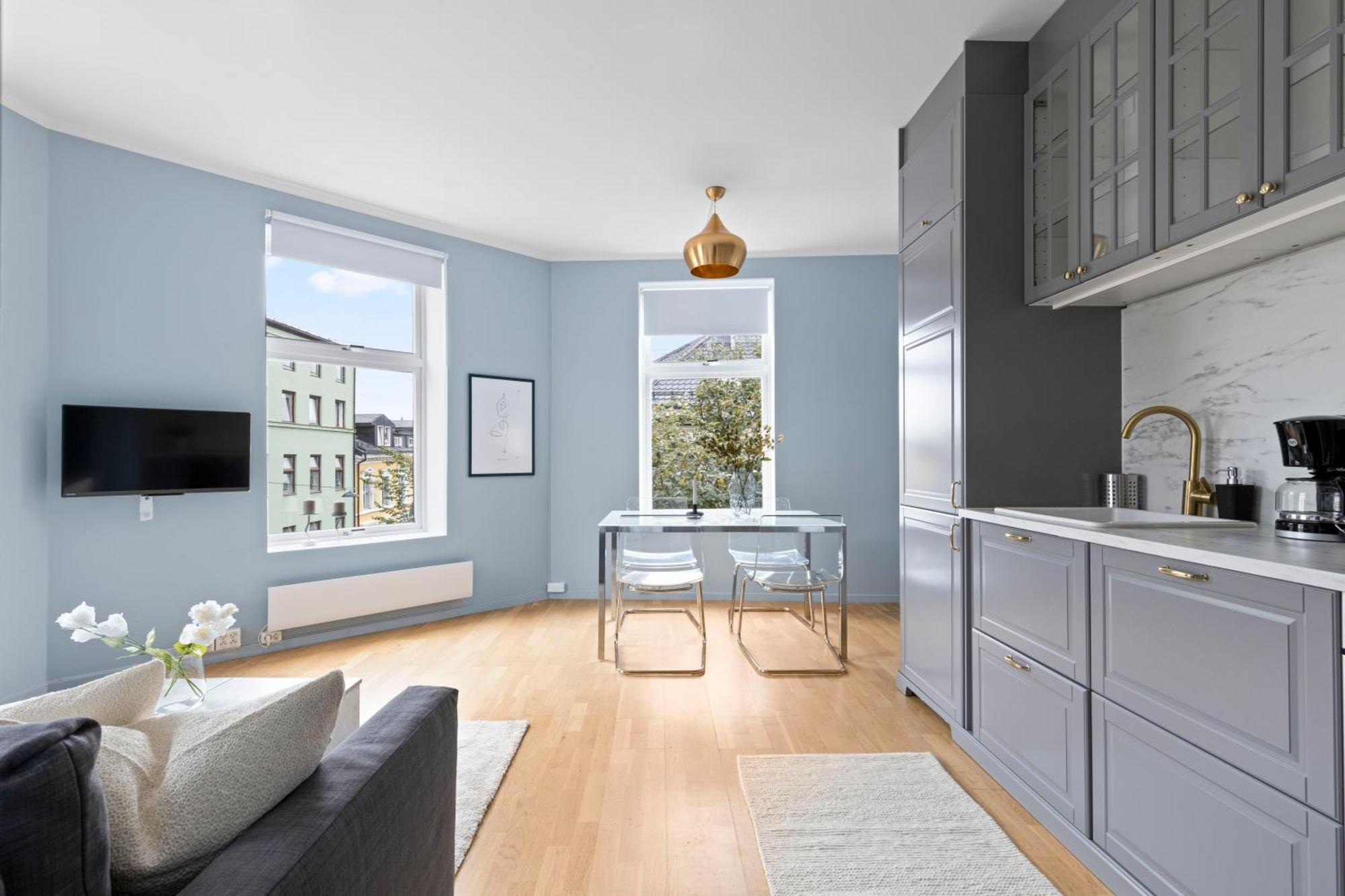 Modern And Bright Apartment In Central Oslo Exterior foto